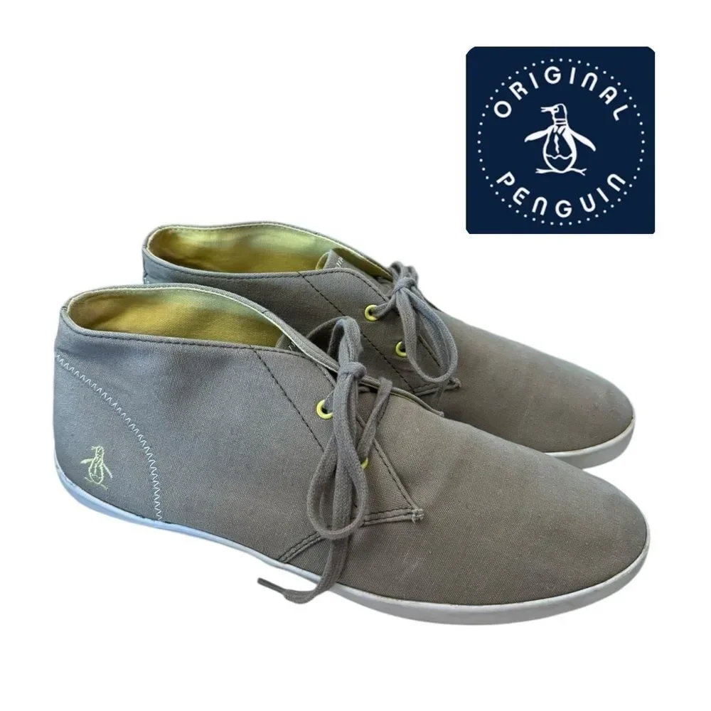 Original Penguin Men’s Chukka PG Canvas Boots 11